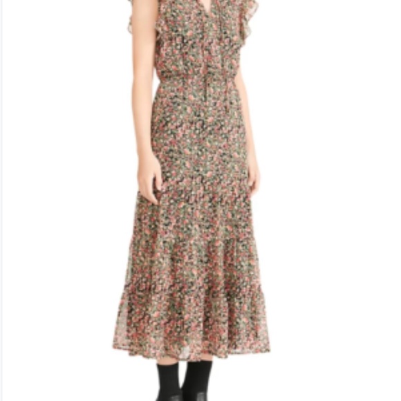 BB Dakota by Steve Madden Sleeveless Multicolor Floral Maxi Dress - Picture 14 of 14